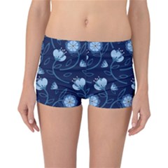 Flower Reversible Boyleg Bikini Bottoms by zappwaits