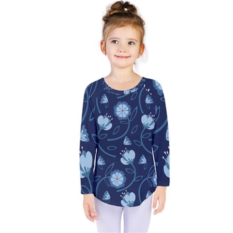 Flower Kids  Long Sleeve Tee by zappwaits