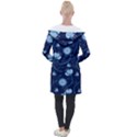 Flower Longline Hooded Cardigan View2