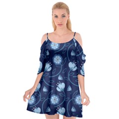 Flower Cutout Spaghetti Strap Chiffon Dress by zappwaits