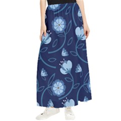 Flower Maxi Chiffon Skirt by zappwaits