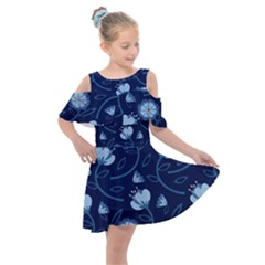 Flower Kids  Shoulder Cutout Chiffon Dress by zappwaits