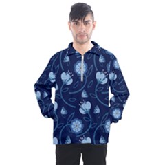 Flower Men s Half Zip Pullover