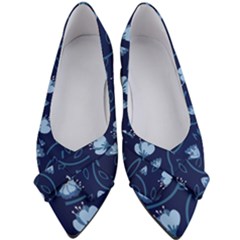 Flower Women s Bow Heels by zappwaits