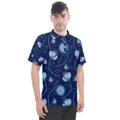 Flower Men s Polo Tee by zappwaits