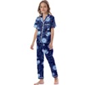 Flower Kids  Satin Short Sleeve Pajamas Set View1