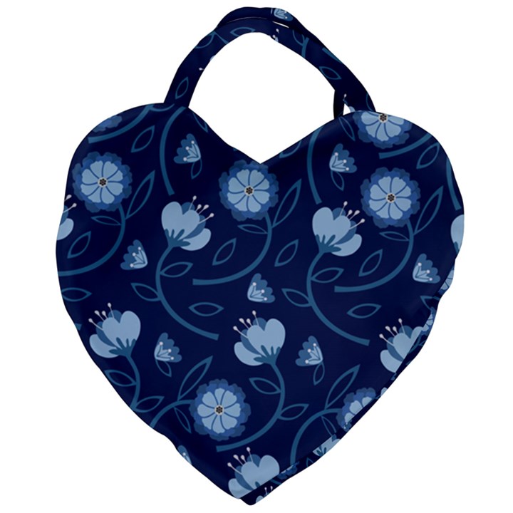 Flower Giant Heart Shaped Tote