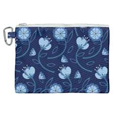 Flower Canvas Cosmetic Bag (xl) by zappwaits