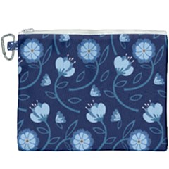 Flower Canvas Cosmetic Bag (xxxl) by zappwaits