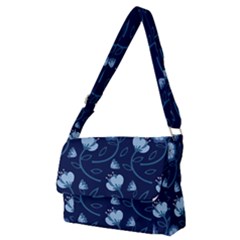 Flower Full Print Messenger Bag (m) by zappwaits