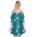 Floral-seamless-pattern Cutout Spaghetti Strap Chiffon Dress View2