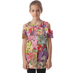 Outback Beauty  Fold Over Open Sleeve Top