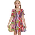 Outback Beauty inspired Australia  Kids  Short Sleeve Tiered Mini Dress View1