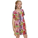 Outback Beauty inspired Australia  Kids  Short Sleeve Tiered Mini Dress View3