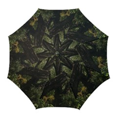 Botanical Motif Trees Detail Photography Golf Umbrellas by dflcprintsclothing