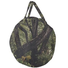 Botanical Motif Trees Detail Photography Giant Round Zipper Tote by dflcprintsclothing