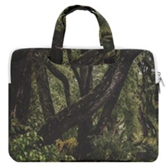 Botanical Motif Trees Detail Photography Macbook Pro 16  Double Pocket Laptop Bag  by dflcprintsclothing