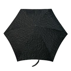 Black Wall Texture Mini Folding Umbrellas by artworkshop