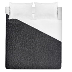 Black Wall Texture Duvet Cover (queen Size) by artworkshop