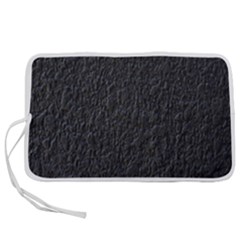 Black Wall Texture Pen Storage Case (m) by artworkshop