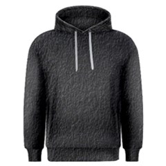 Black Wall Texture Men s Overhead Hoodie by artworkshop