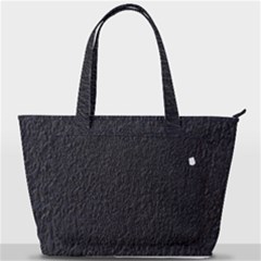 Black Wall Texture Back Pocket Shoulder Bag  by artworkshop