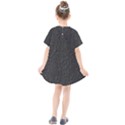 Black Wall Texture Kids  Smock Dress View2