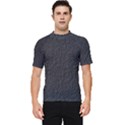 Black Wall Texture Men s Short Sleeve Rash Guard View1