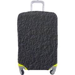 Black Wall Texture Luggage Cover (large) by artworkshop