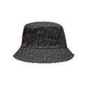 Black Wall Texture Inside Out Bucket Hat (Kids) View2