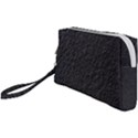 Black Wall Texture Wristlet Pouch Bag (Small) View1