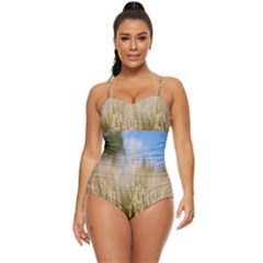 Close-up Ladang Whey Retro Full Coverage Swimsuit by artworkshop