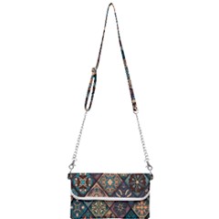 Flower Texture Mini Crossbody Handbag by artworkshop