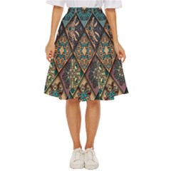 Flower Texture Classic Short Skirt by artworkshop