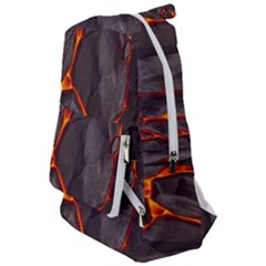 Lava Volcanic Rock Texture Travelers  Backpack by artworkshop