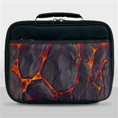 Lava Volcanic Rock Texture Lunch Bag by artworkshop