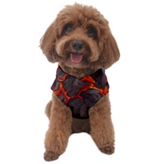 Lava Volcanic Rock Texture Dog Sweater by artworkshop