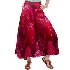 Raspberries Satin Palazzo Pants by artworkshop