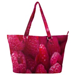 Raspberries Full Print Shoulder Bag by artworkshop