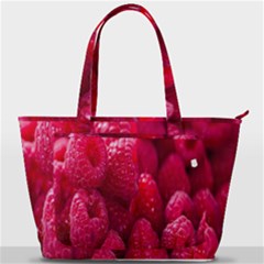 Raspberries Back Pocket Shoulder Bag  by artworkshop