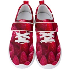 Raspberries Men s Velcro Strap Shoes by artworkshop