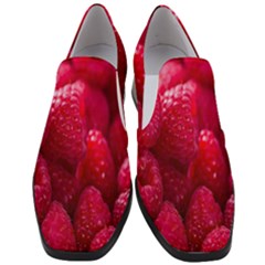 Raspberries Women Slip On Heel Loafers by artworkshop