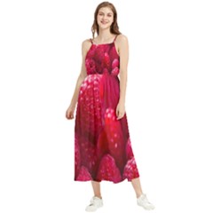 Raspberries Boho Sleeveless Summer Dress by artworkshop