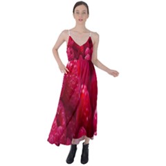 Raspberries Tie Back Maxi Dress by artworkshop