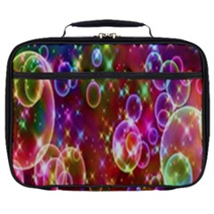 Rainbow Spectrum Bubbles Full Print Lunch Bag by artworkshop