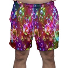 Rainbow Spectrum Bubbles Men s Shorts by artworkshop