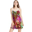 Rainbow spectrum bubbles Summer Frill Dress View1