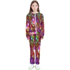 Rainbow Spectrum Bubbles Kids  Tracksuit by artworkshop