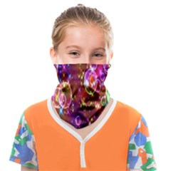 Rainbow Spectrum Bubbles Face Covering Bandana (kids) by artworkshop