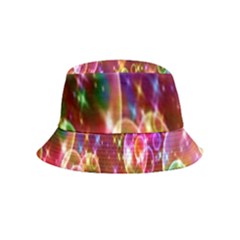 Rainbow Spectrum Bubbles Inside Out Bucket Hat (kids) by artworkshop